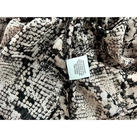 Misa Los Angeles Kesara Snake Skin Print Blouse Size S - Picture 10 of 10
